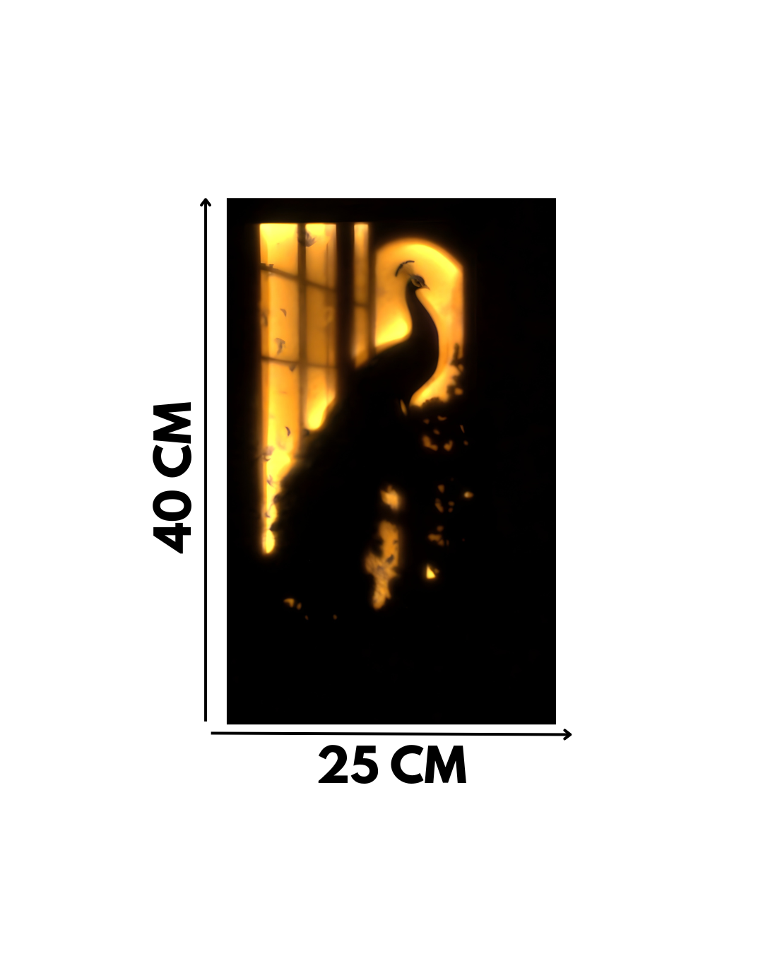 Elegance in Blue: Majestic Peacock Art Print