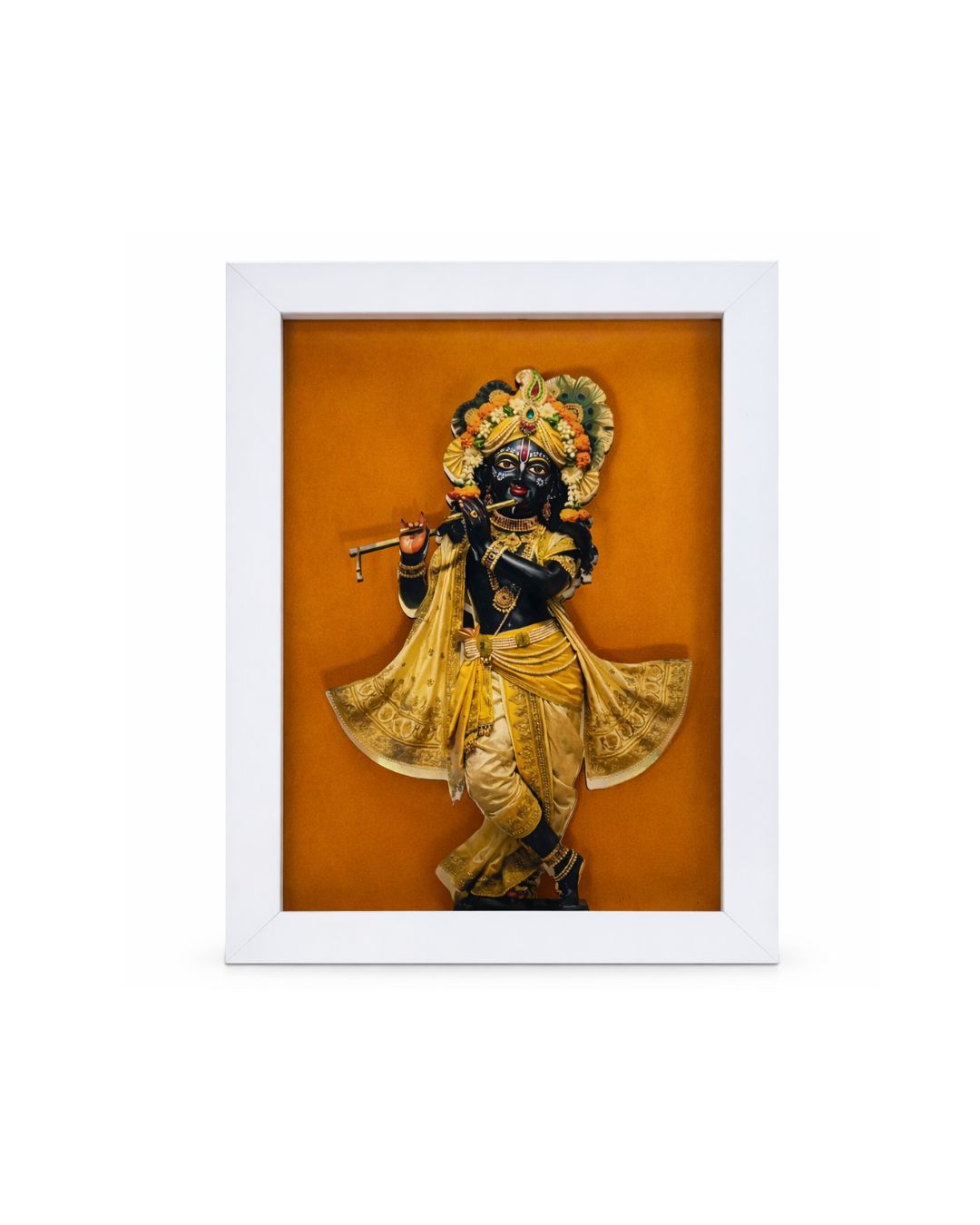 Lord Krishna in Golden Serenity