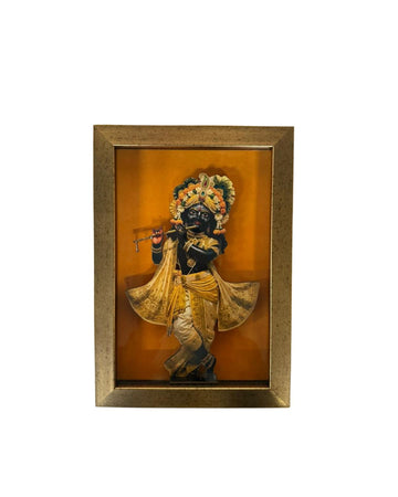 Lord Krishna in Golden Elegance