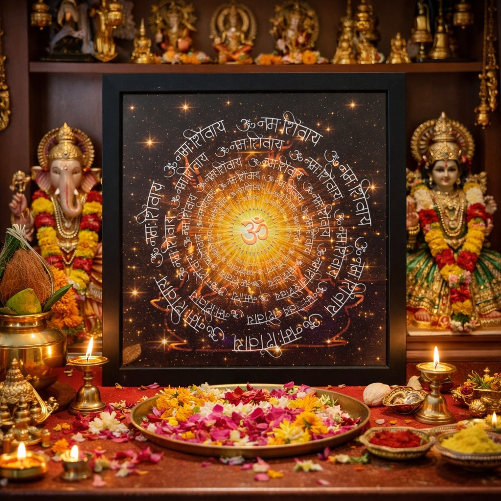 Shiv Shakti Mandala – Radiance of Om Namah Shivaya
