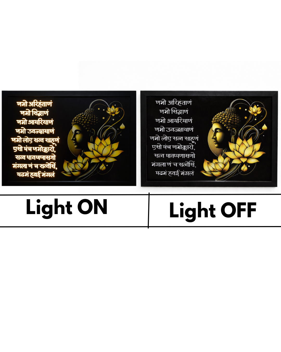 Sacred Mantra of the Five Paths – Golden Buddha Lotus Art